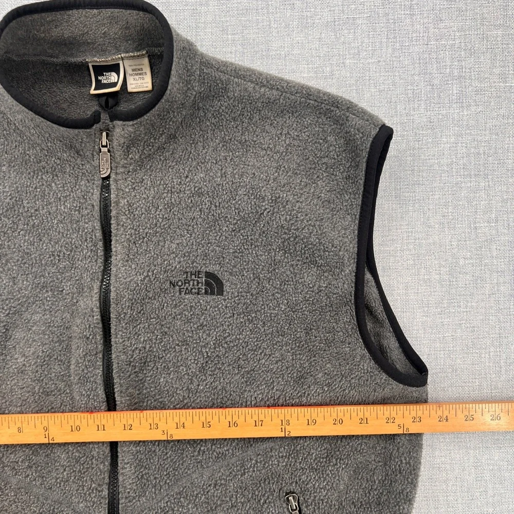 VTG 90s The North Face Fleece Vest Men XL Gray USA Made Gorpcore Minimalist